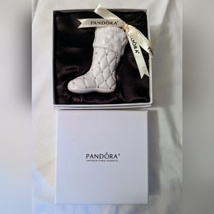 Pandora Collectible Porcelain Christmas Stocking Ornament, 2012